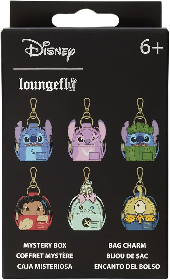 Porte-clés mini sac à dos mystère Lilo & Stitch - Disney Loungefly