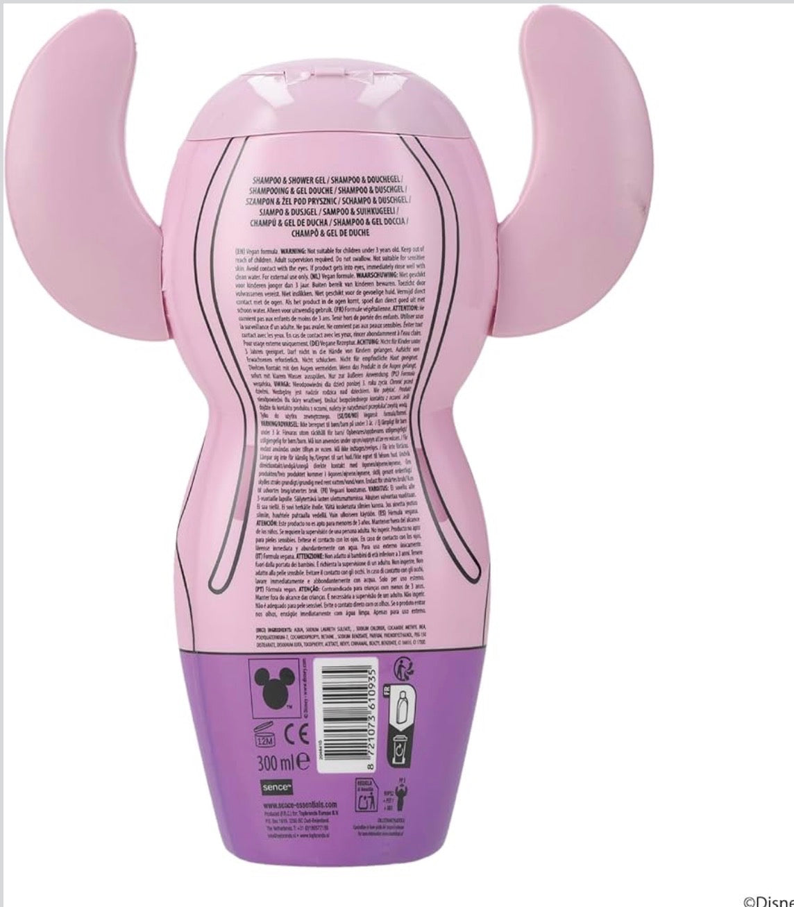 Disney Stitch / Angel Shampooing et gel douche 3D - 300 ml