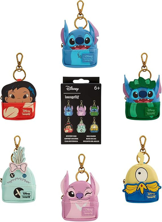 Porte-clés mini sac à dos mystère Lilo & Stitch - Disney Loungefly