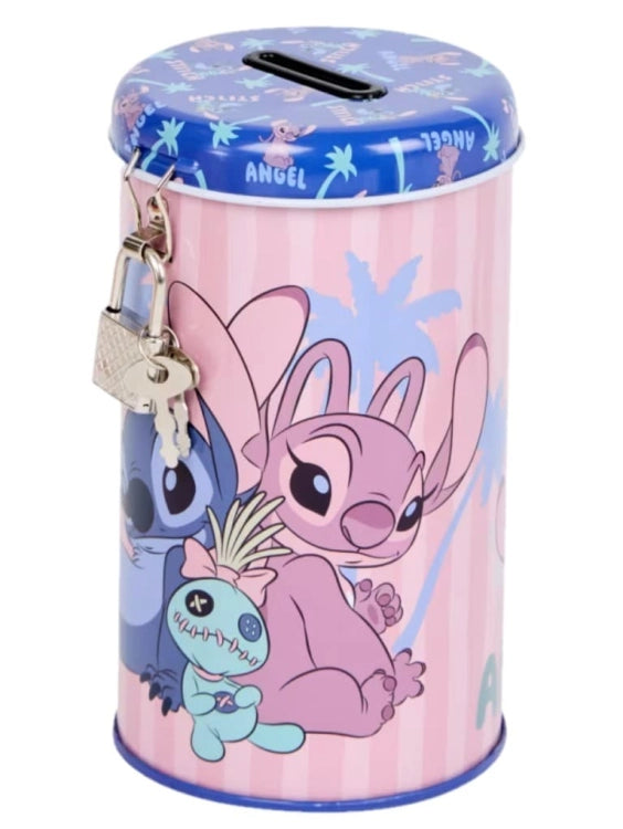 Tirelire avec cadenas Stitch / Spidey / Minnie / Le Roi Lion / Gaby chat