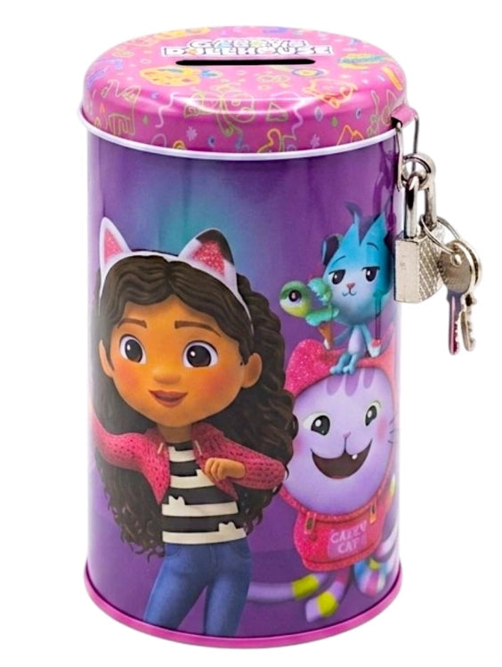 Tirelire avec cadenas Stitch / Spidey / Minnie / Le Roi Lion / Gaby chat