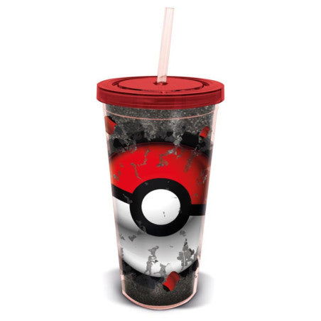Gobelet Pokémon avec paille