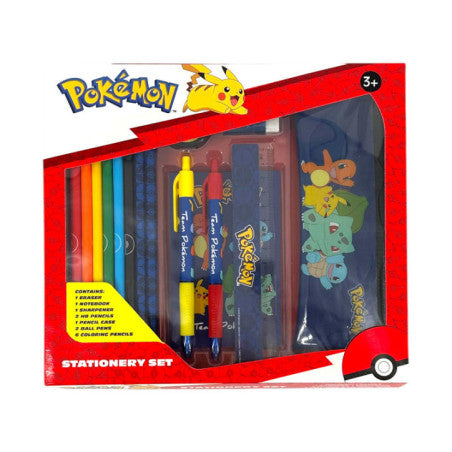 Set de papeterie pokemon