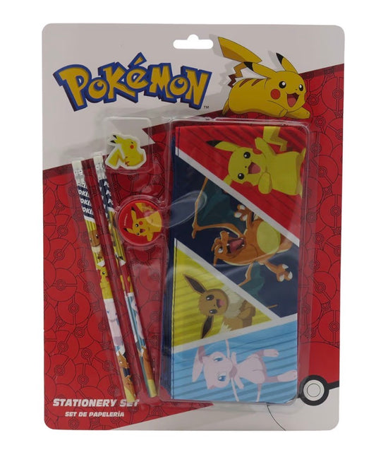 Set de papeterie pokemon