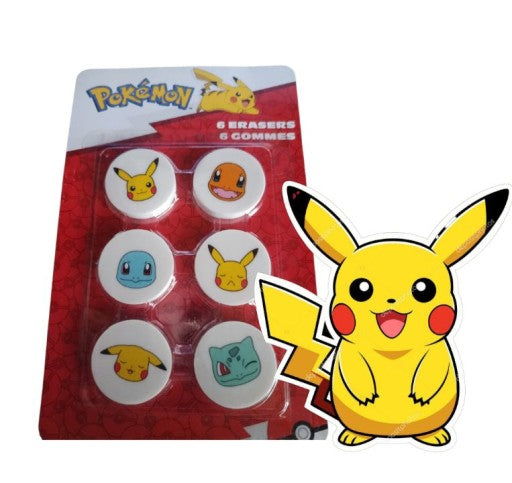 Pack de gommes Stitch / Pokémon