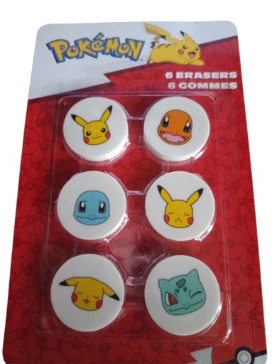 Pack de gommes Disney / Pokémon / Marvel