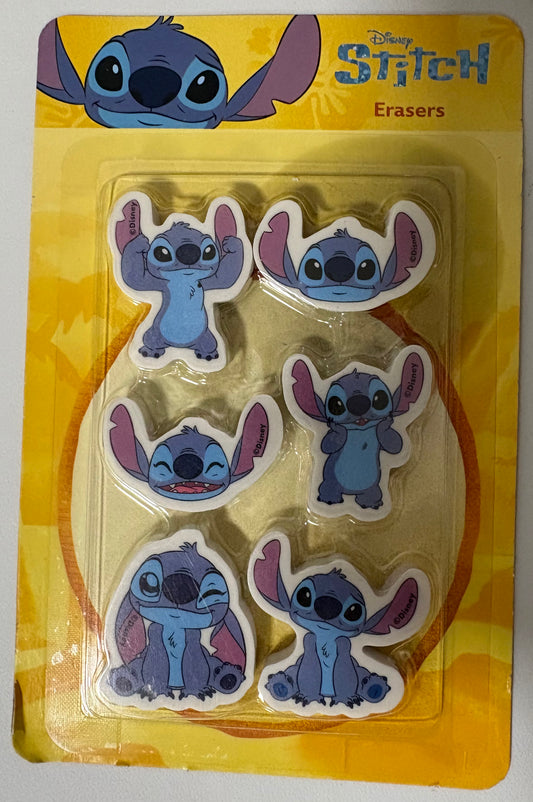 Pack de gommes Stitch / Pokémon