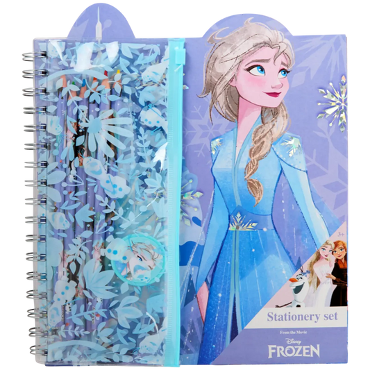 Cahier de coloriage avec sa trousse Stitch et Reine des neiges