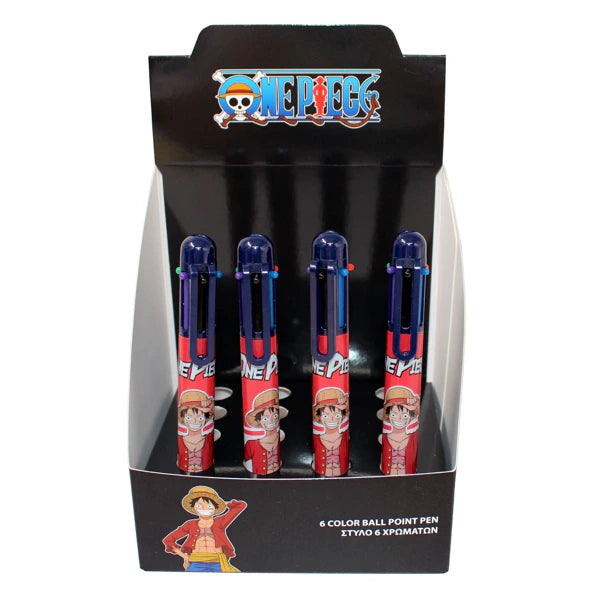 Stylo 6 couleurs One Piece