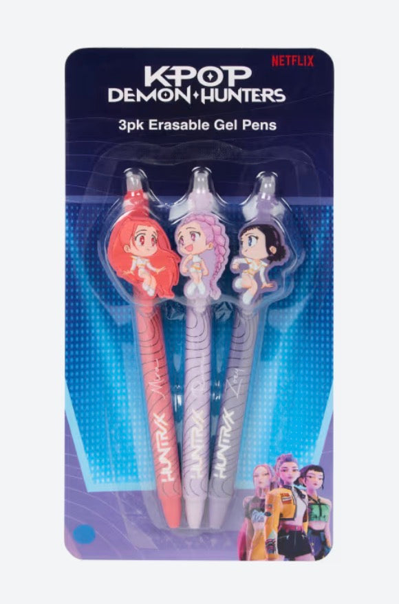 Pack de 3 stylos effaçable K-POP
