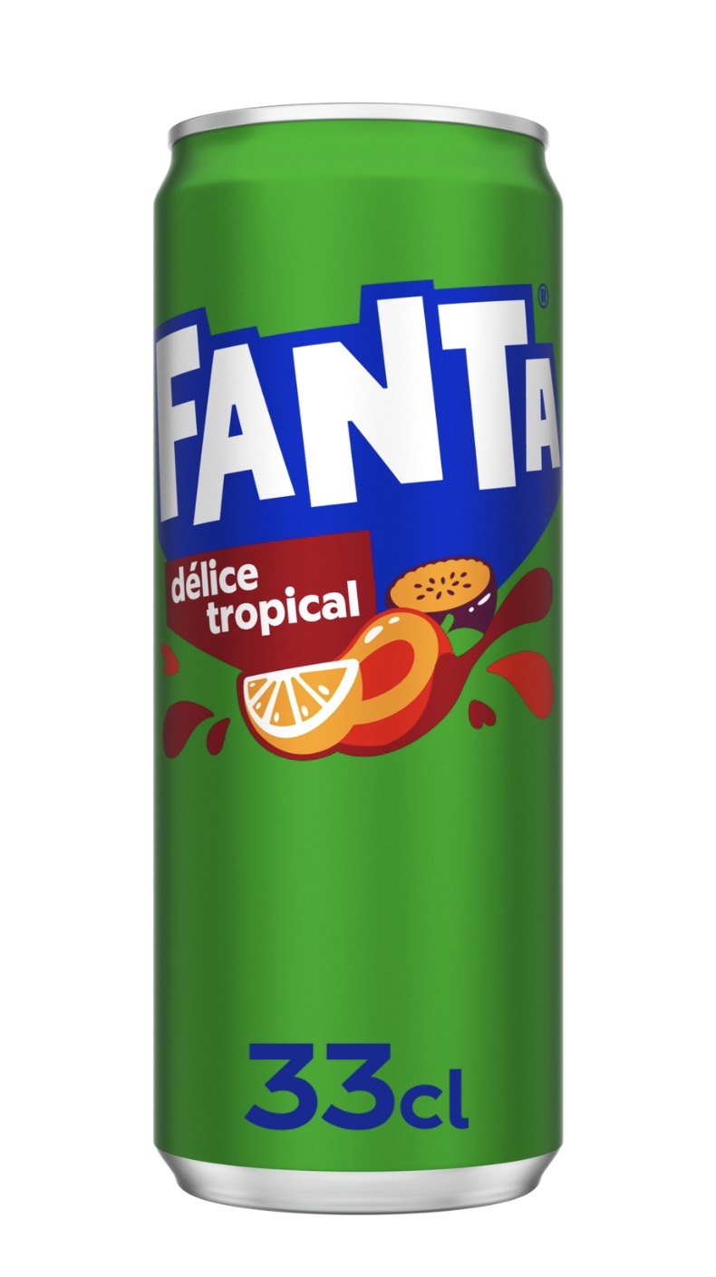 Canettes fanta divers gout
