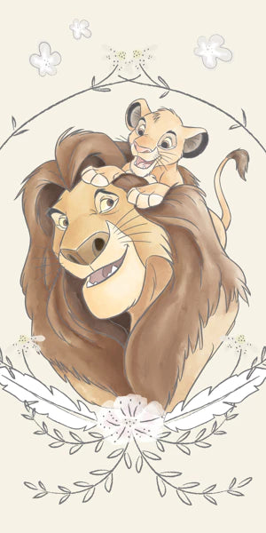Serviette de bain, serviette de plage le Roi Lion